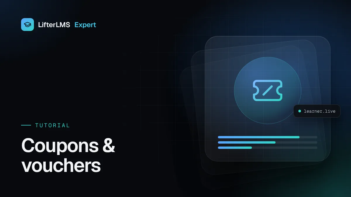 Illustration for “LifterLMS Coupons and Vouchers: Discounts, Bulk Seats and Prepaid Access”