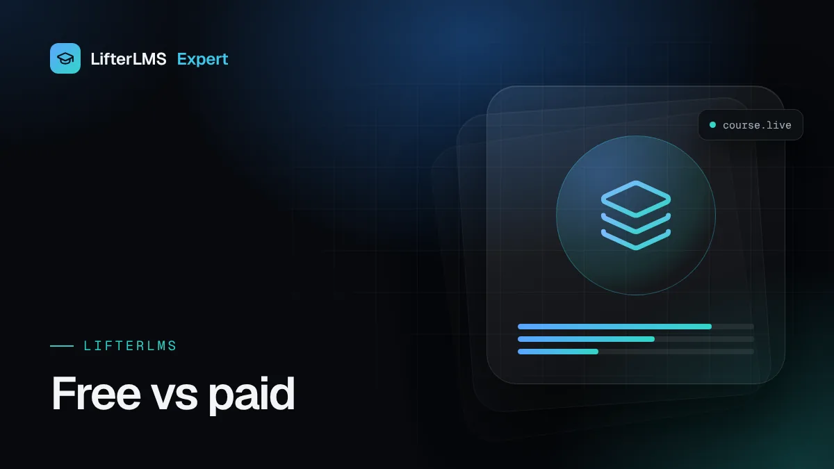 Illustration for “LifterLMS Free vs Paid: What the Core Plugin Does and When to Buy Add-ons”