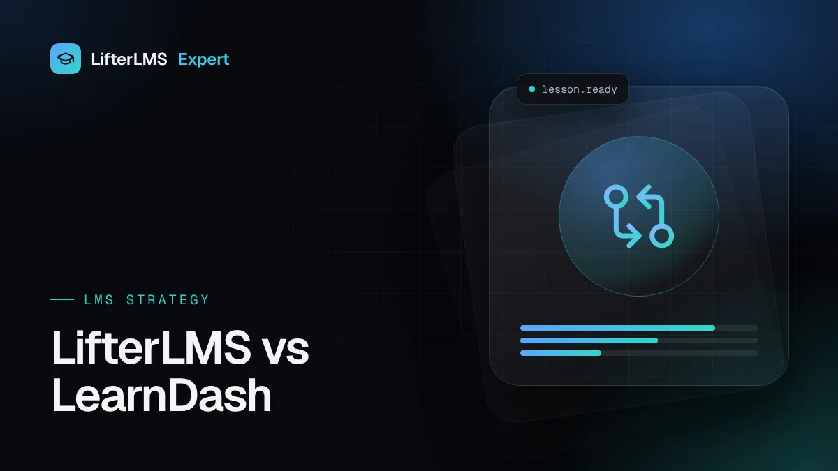 Illustration for “LifterLMS vs LearnDash: An Honest Comparison for Course Businesses”